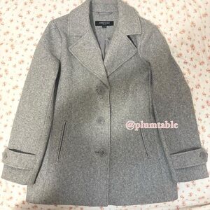 Kenneth Cole Gray Women's Pea Coat